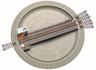 HO Roco Line裸軌適用 42615 電動轉盤與控制元件