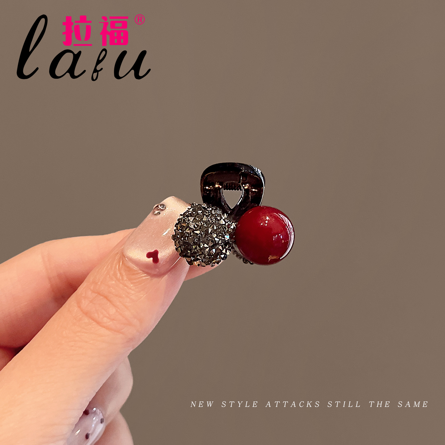 珍珠水钻发夹女前额侧边刘海夹