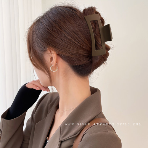 拉福抓夹亚克力韩国后脑勺发夹女