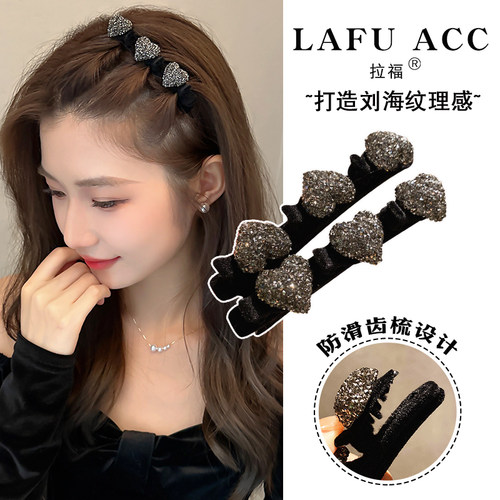 高级感发夹女秋冬侧边刘海抓夹
