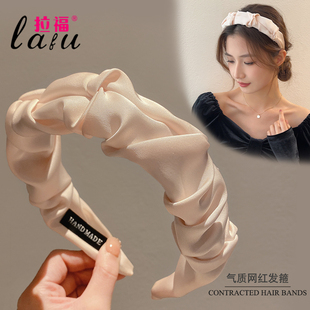 发箍女高级感压发洗脸头箍高颅顶发捆2025年网红新款 头饰 发卡女款