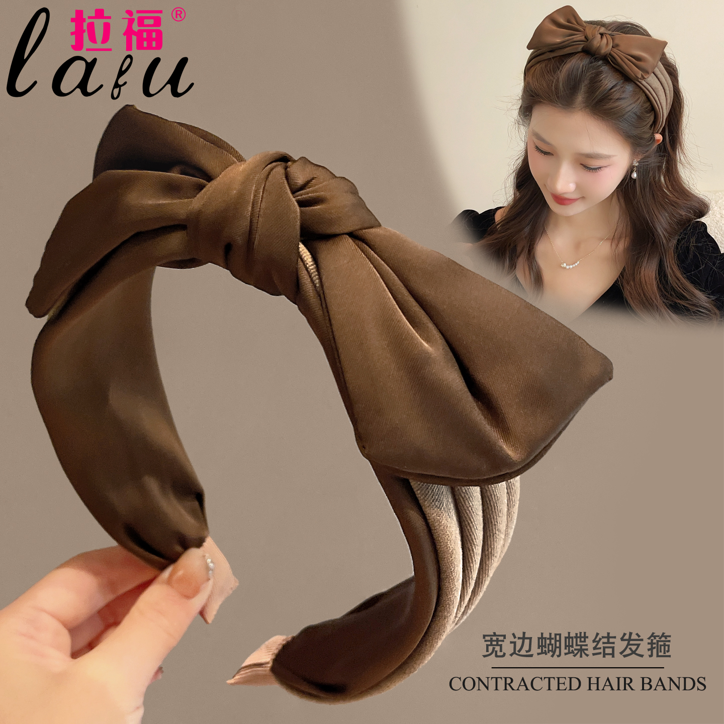 蝴蝶结发箍女高颅顶2025新款发卡