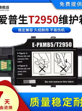 雄彩适用爱普生WF100 WF110维护箱盒E-PXMB5 T2950废墨仓PX-S05B PX-S05W PX-S06B打印机废墨盒T289 T290墨盒