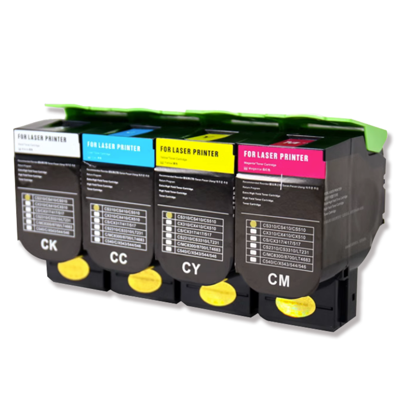 雄彩适用利盟CS310dn粉盒CS310K墨粉CS310/CS410/CS510激光打印机粉仓CX310/CX410/CX510墨粉碳粉盒墨盒硒鼓