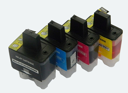 雄彩适用 Brother DCP-110C 喷墨复印传真一体打印机油墨水墨盒合