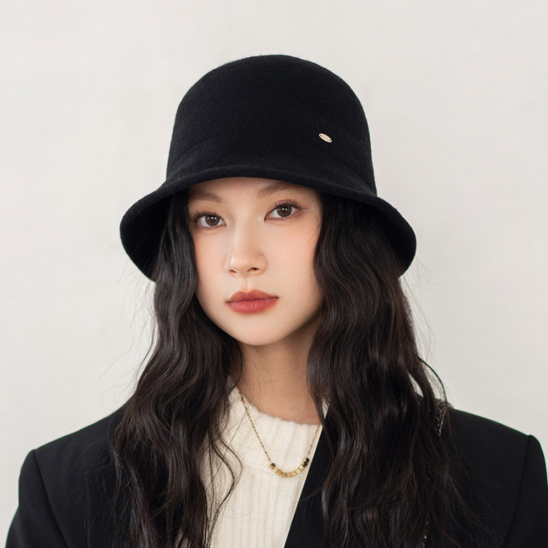 疯帽子保暖羊毛渔夫帽凹造型秋冬