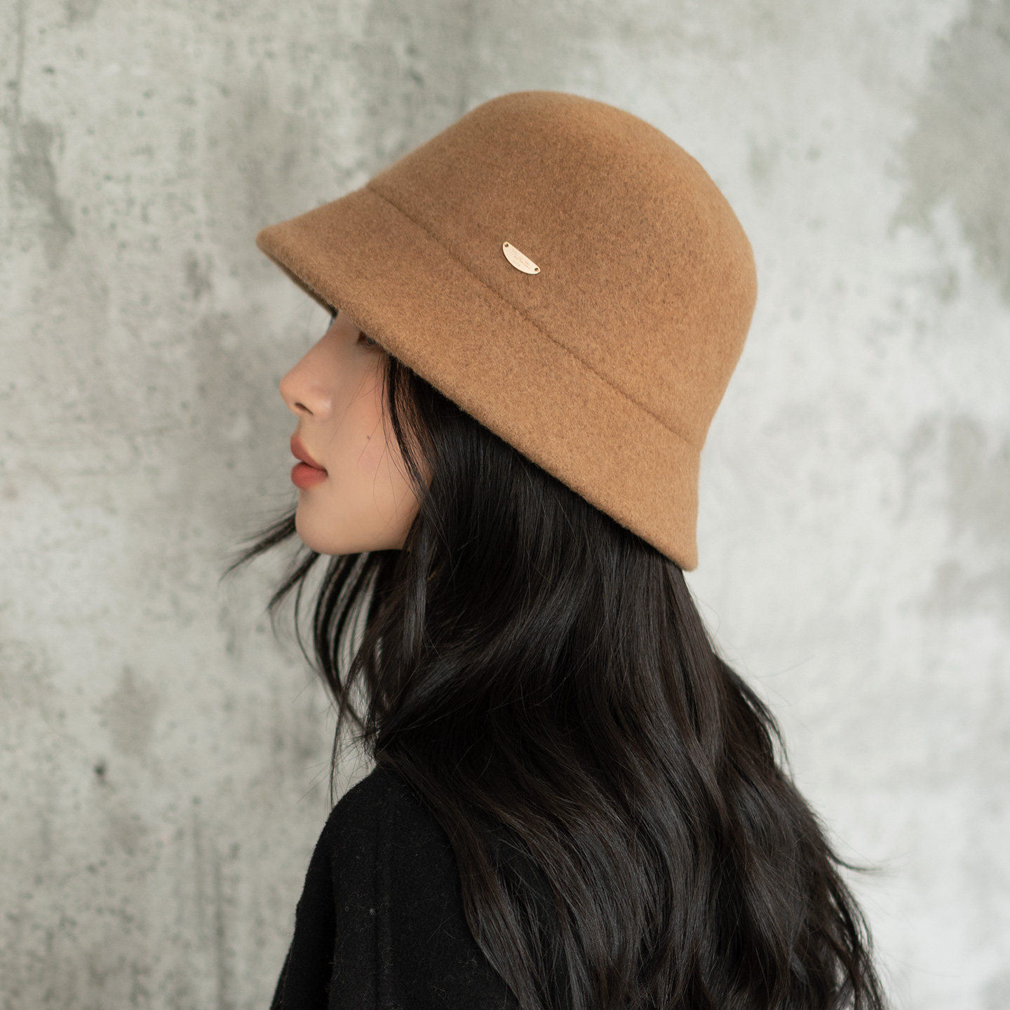 疯帽子羊毛渔夫帽小盆帽