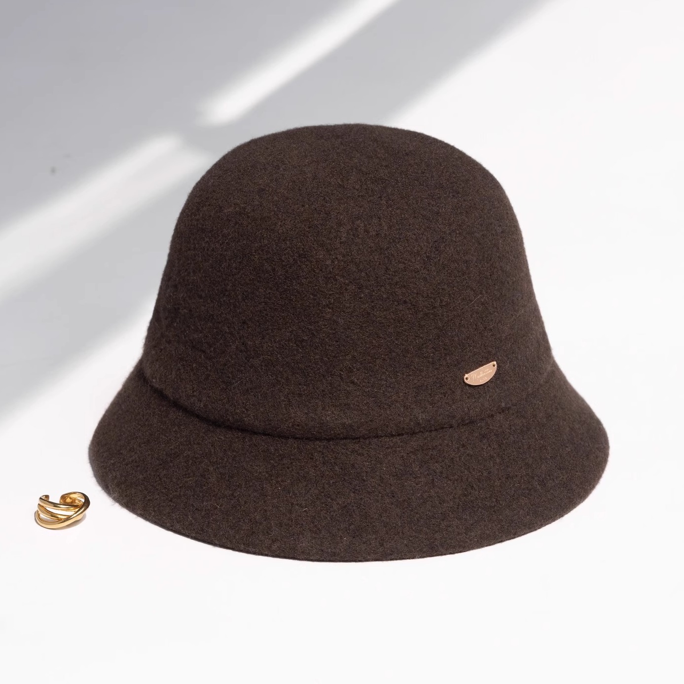 疯帽子羊毛渔夫帽小盆帽