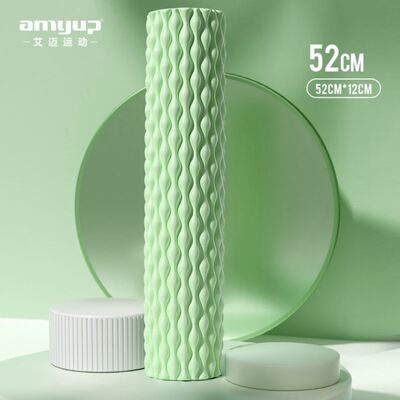 水滴款实心泡沫轴肌肉放松按摩棒空心瑜伽柱背部大小腿按摩滚轴