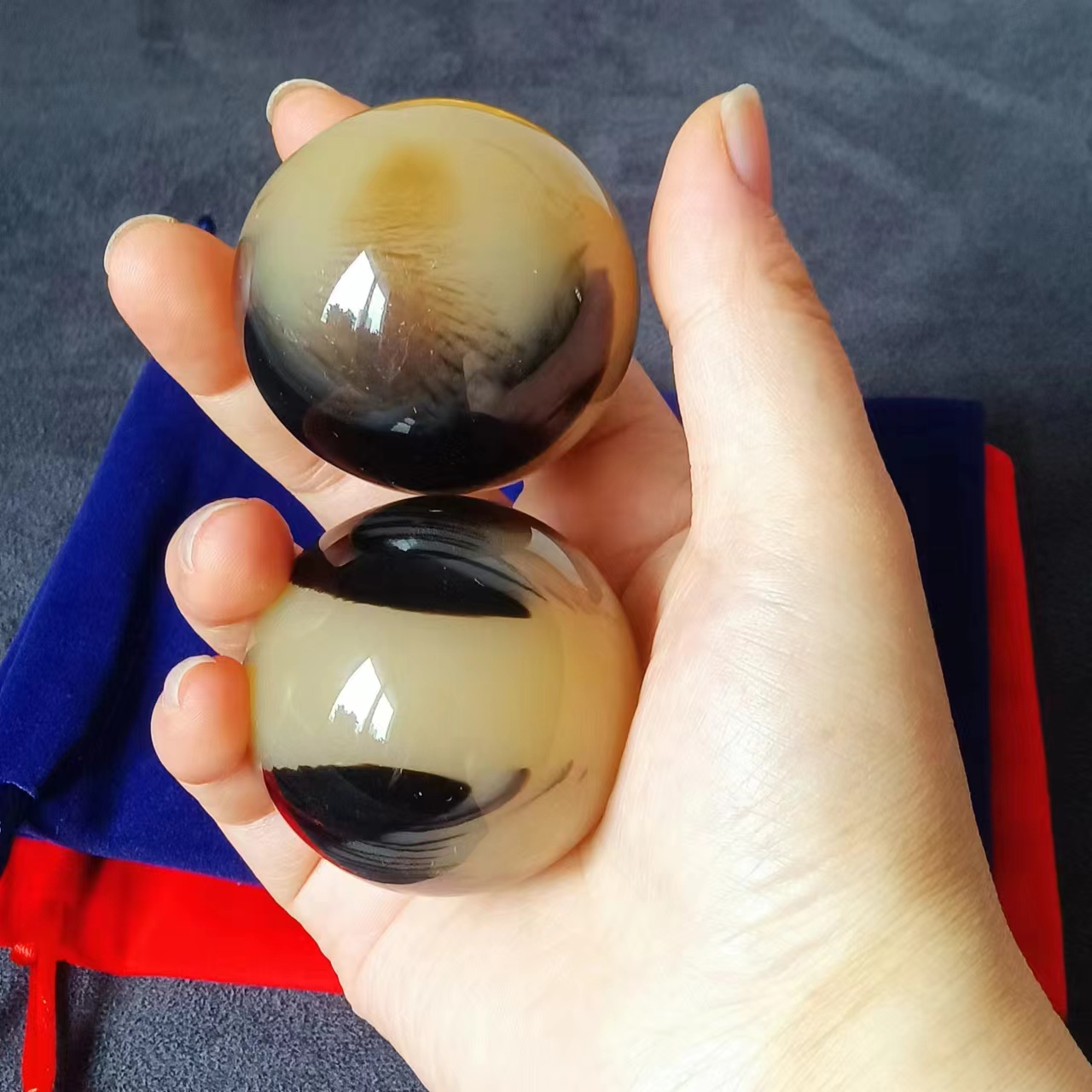 牛角球金丝海柳健身球