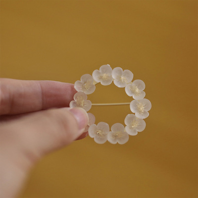 鸟与胡子手工闺蜜文艺圆形花朵