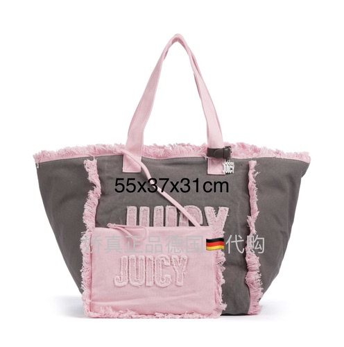 JuicyCouture帆布托特包大号