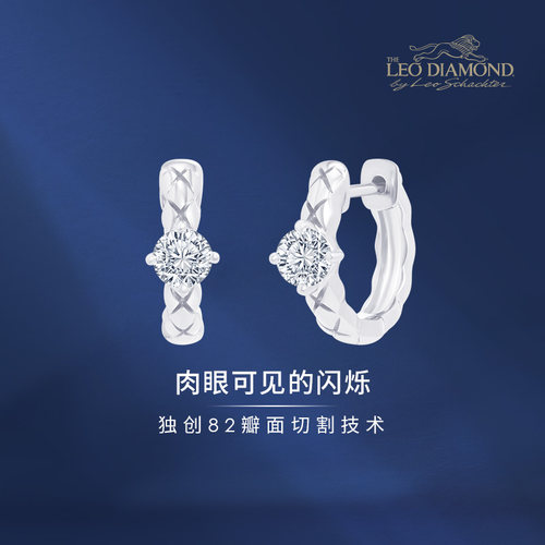 TheLeoDiamond钻石圈式耳钉