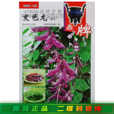 鼎牌变色龙扁豆种子早熟高产
