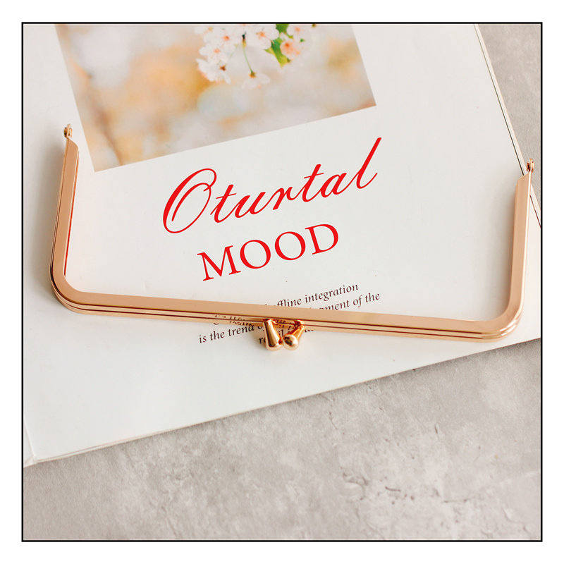 方形18CM光面无孔水滴头笔袋口金手工DIY箱包五金包口较包夹扣子,箱包皮具/热销女包/男包,包袋配件,淘宝优惠券,粉丝福利购,淘宝优惠卷