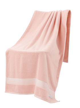 洁玉法尔曼浴巾A类纯棉长绒棉成人无荧光柔软蓬松舒适JQ4003B