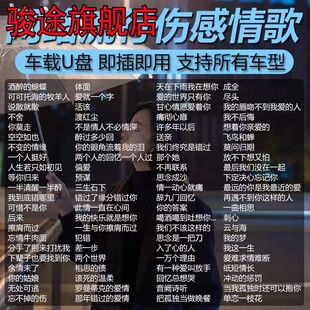 汽车载U盘无损高音质伤感情歌抖音热门流行dj网红音乐歌曲优盘MP3