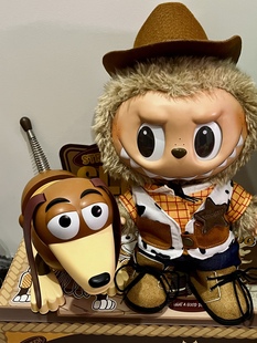 拉布布大号娃衣一代Zimomo搪胶娃衣疯狂动物城胡迪套装LABUBU换装