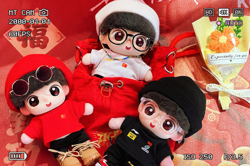 肯德基kfc孙颖莎礼联名shasha新年礼物娃娃衣服福小莎换装10cm