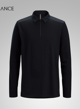 ARC'TERYX始祖鸟 VEILANCE FRAME LS  男子 商务羊毛长袖POLO衫