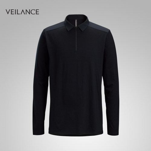 VEILANCEFRAME羊毛长袖POLO衫