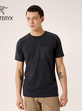 ARC'TERYX始祖鸟 CAPTIVE POCKET SS 舒适 男子 棉质短袖T恤