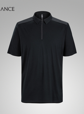 ARC'TERYX始祖鸟VEILANCE FRAME SS POLO  男子 羊毛短袖POLO衫