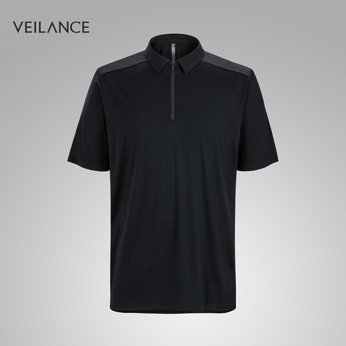 VEILANCEFRAME羊毛短袖POLO衫