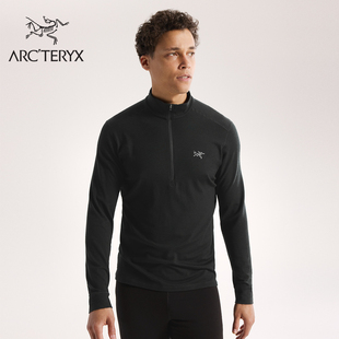 NECK RHO 上装 内层长袖 男子 ZIP WOOL MERINO TERYX始祖鸟 ARC