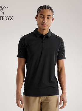 ARC'TERYX始祖鸟 CAPTIVE POLO 舒适 男子 休闲短袖POLO衫