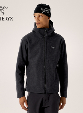 ARC'TERYX始祖鸟 SAWYER WOOL HOODY 防风 男子 软壳夹克