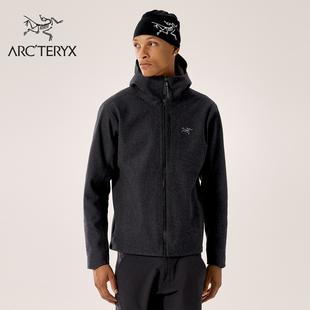 ARC'TERYX始祖鸟 SAWYER WOOL HOODY 防风 男子 软壳夹克