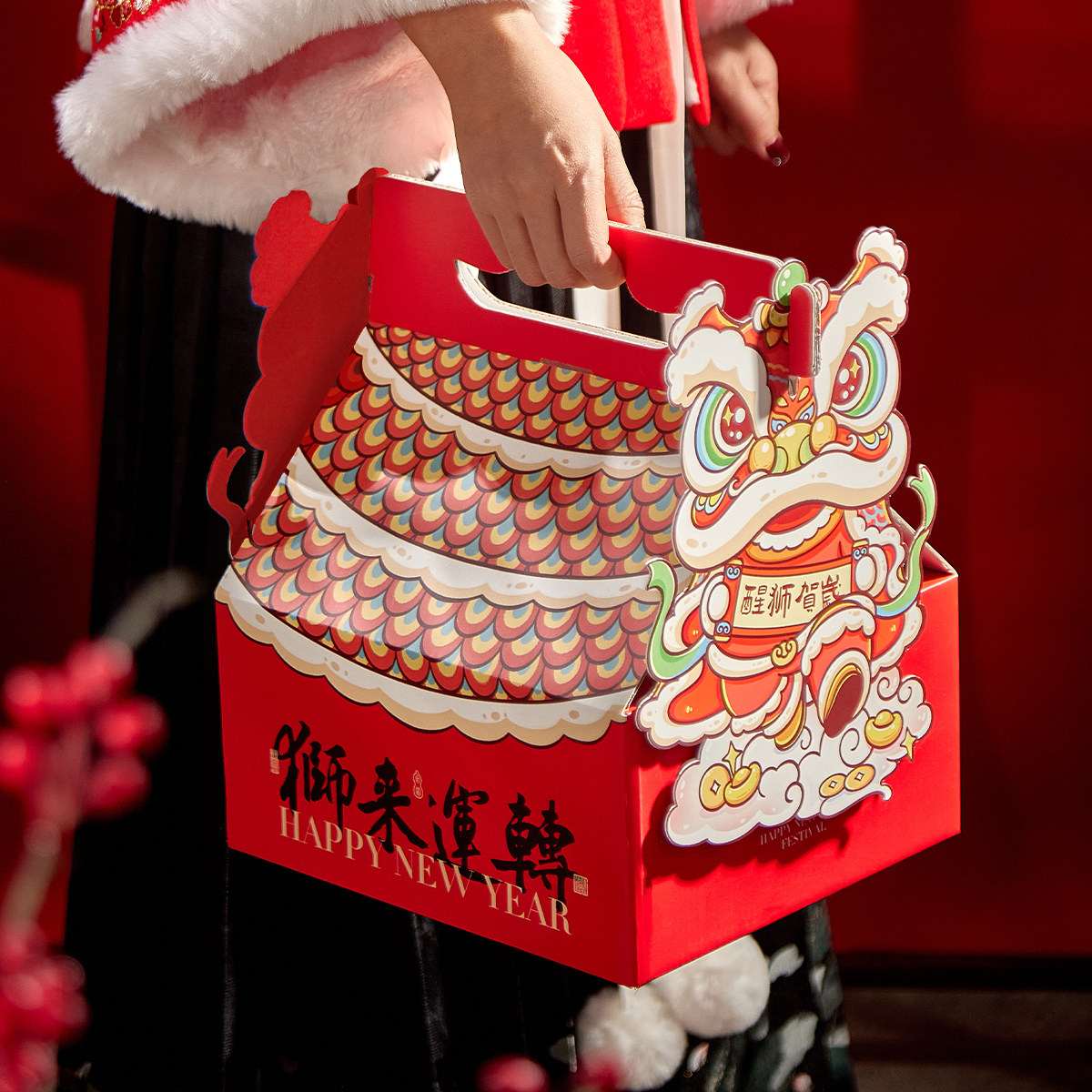 蛇年新年礼盒包装高档礼品盒特产