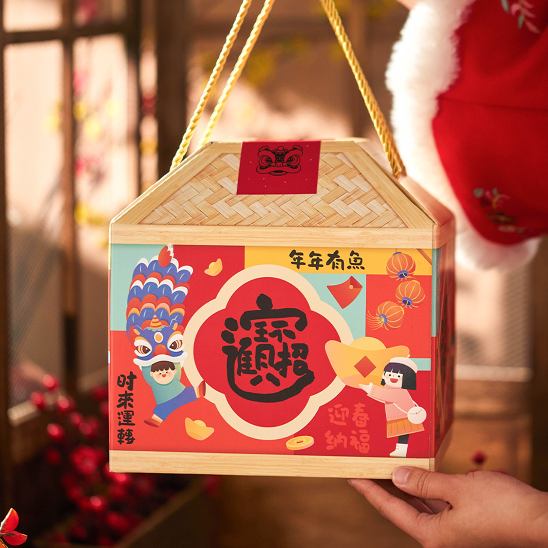 2026马年新年手提盒年货包装盒烘焙特产春节过年送礼糕点馒头盒,包装,年货礼品包装,淘宝优惠券,粉丝福利购,淘宝优惠卷