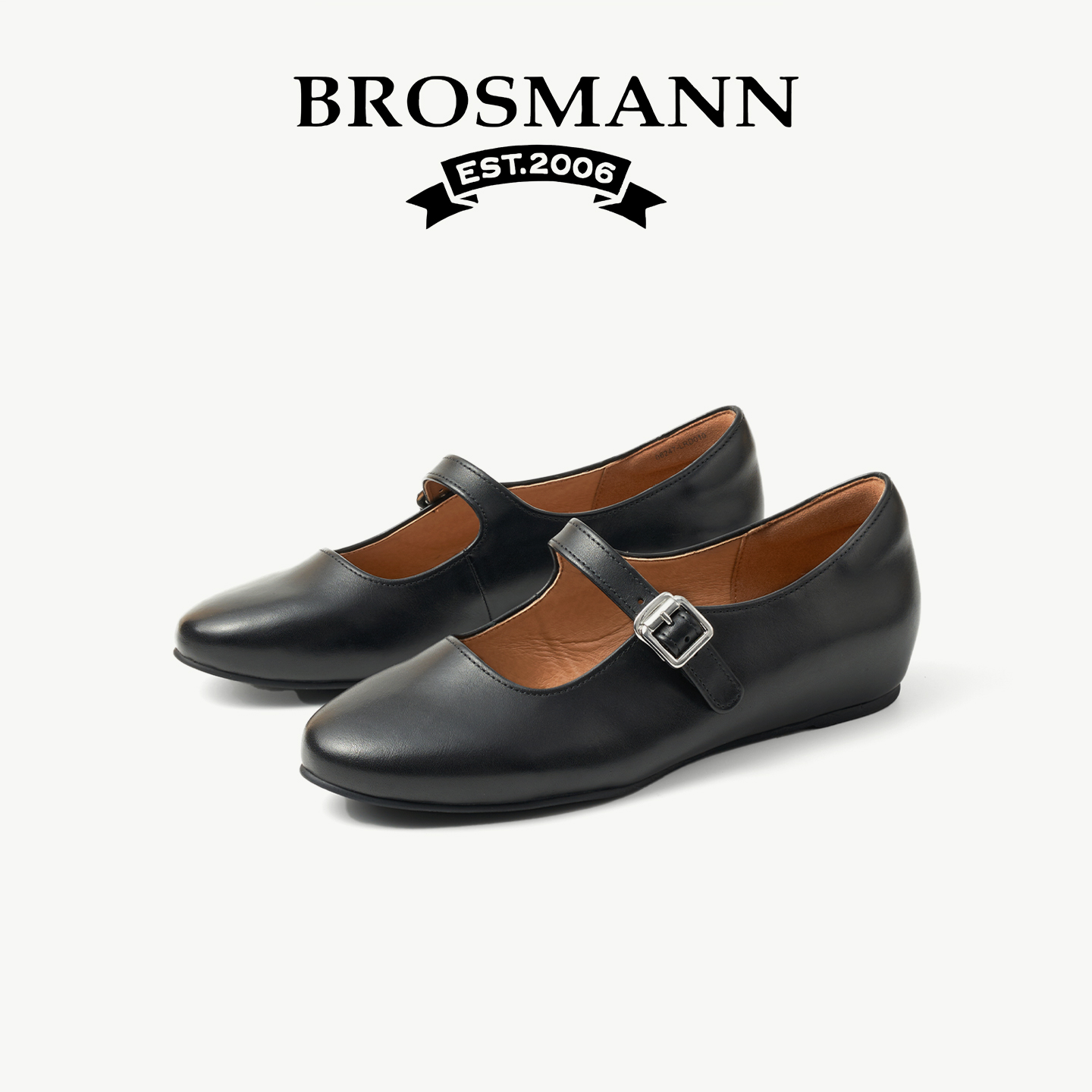 宝舒曼复古玛丽珍单鞋