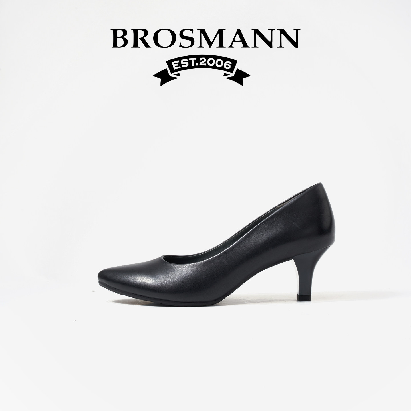 宝舒曼真皮尖头高跟鞋女气质高级不累脚2026新款春防水台女鞋单鞋