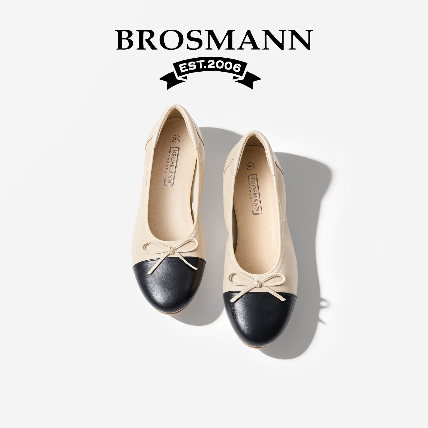 宝舒曼真皮软底舒适平底鞋单鞋女2026正流行休闲通勤一脚蹬女鞋春