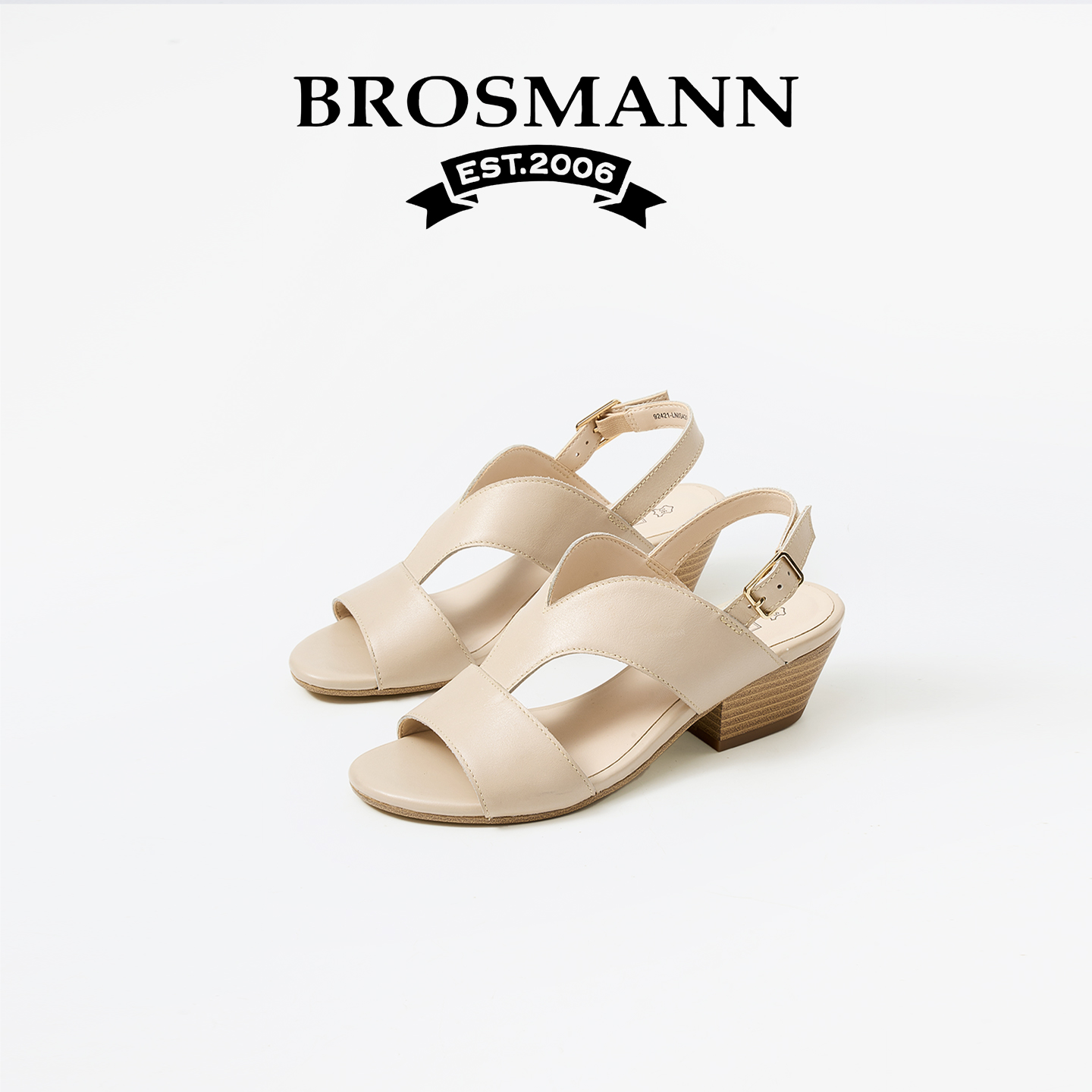 宝舒曼凉鞋粗跟高跟舒适