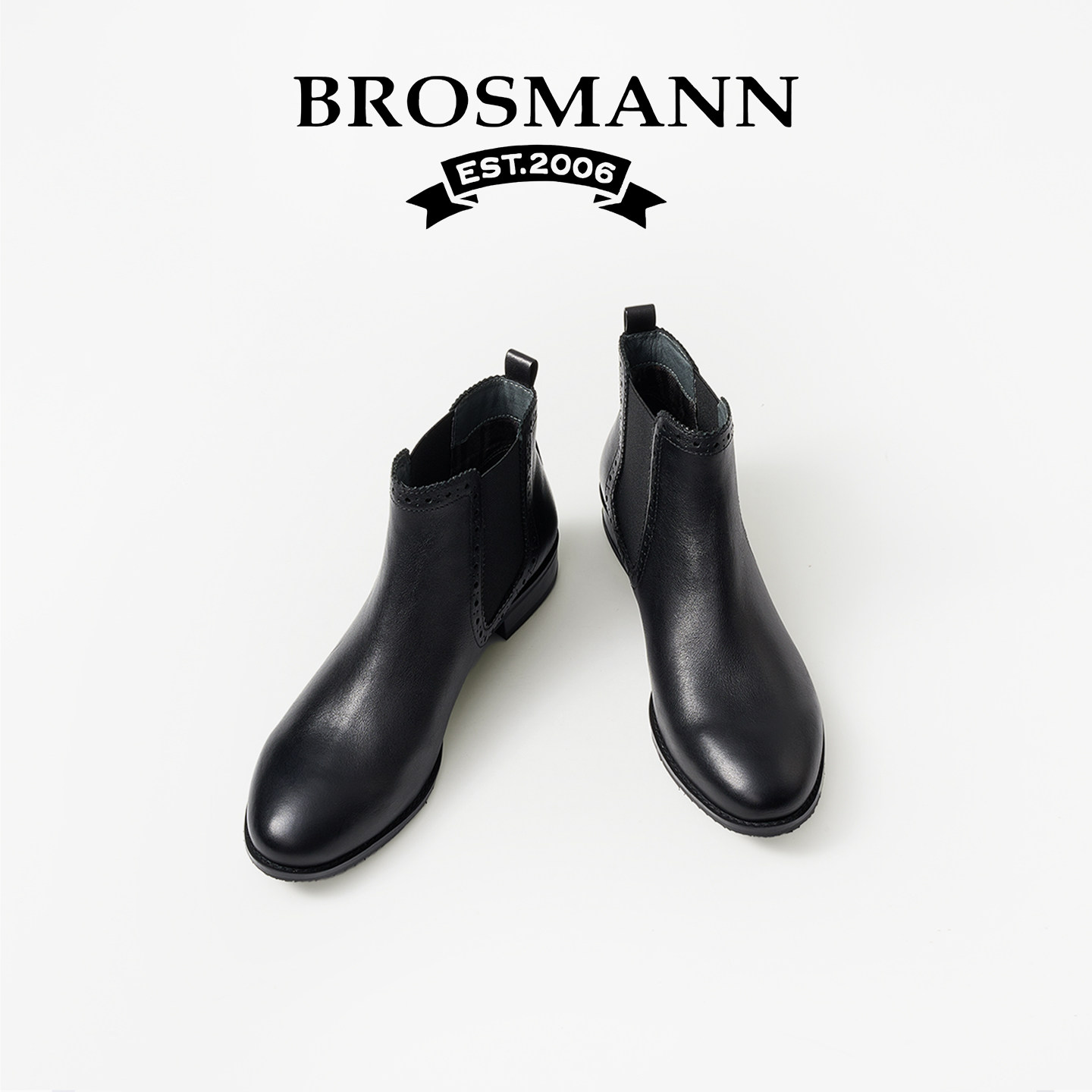 宝舒曼新款女靴猪皮短靴