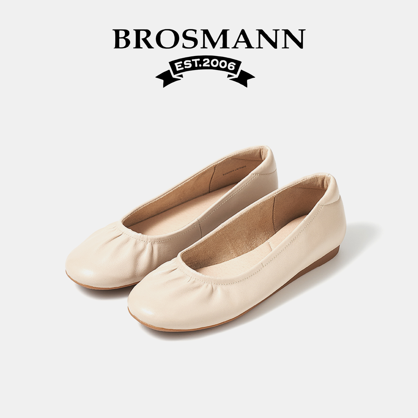 宝舒曼25新款浅口圆头芭蕾舞鞋