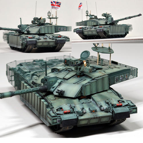 88MODEL 1/72 英国挑战者2 TES DR18AA 主战坦克 成品模型 精细化