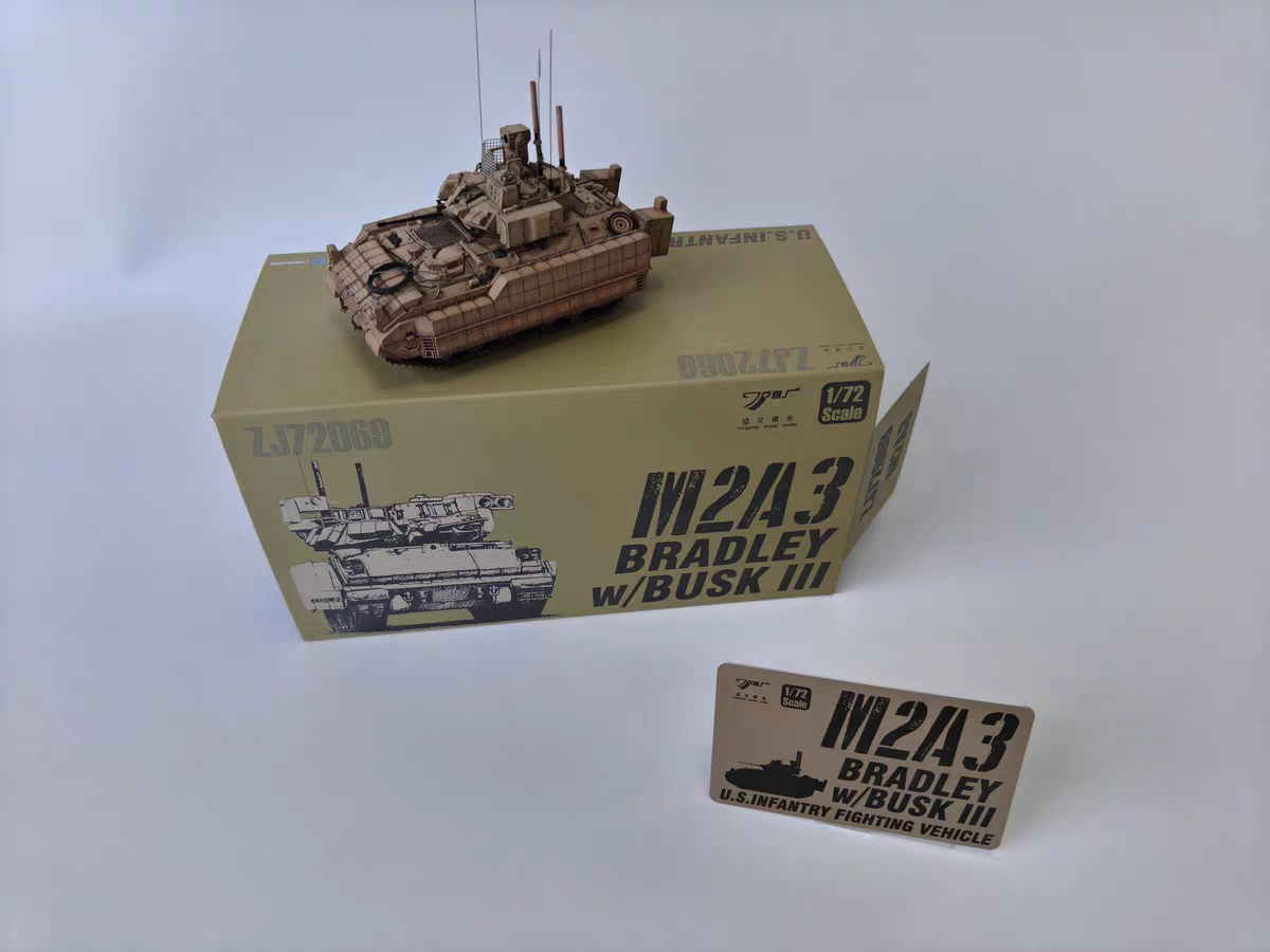 指尖模室美ZJ72069 ZJ72070 美国M2A3布雷德利步兵战车