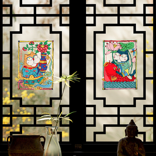 ［么么黑X仟象映画］马年窗贴2026玻璃静电贴纸新年窗花装饰贴画