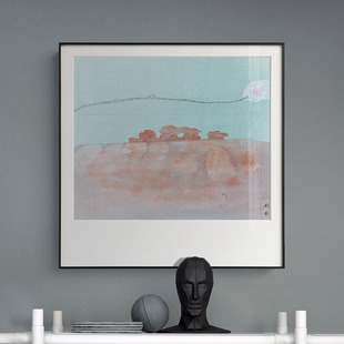 华斌X钱祥电影浮玉画新风画客厅书房装饰画客厅挂画壁画入口画