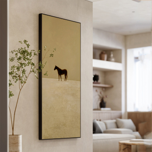 Sabi风格 纳维亚入口通道背景墙挂画Wabi 壁 饰画斯堪 垂直入口装