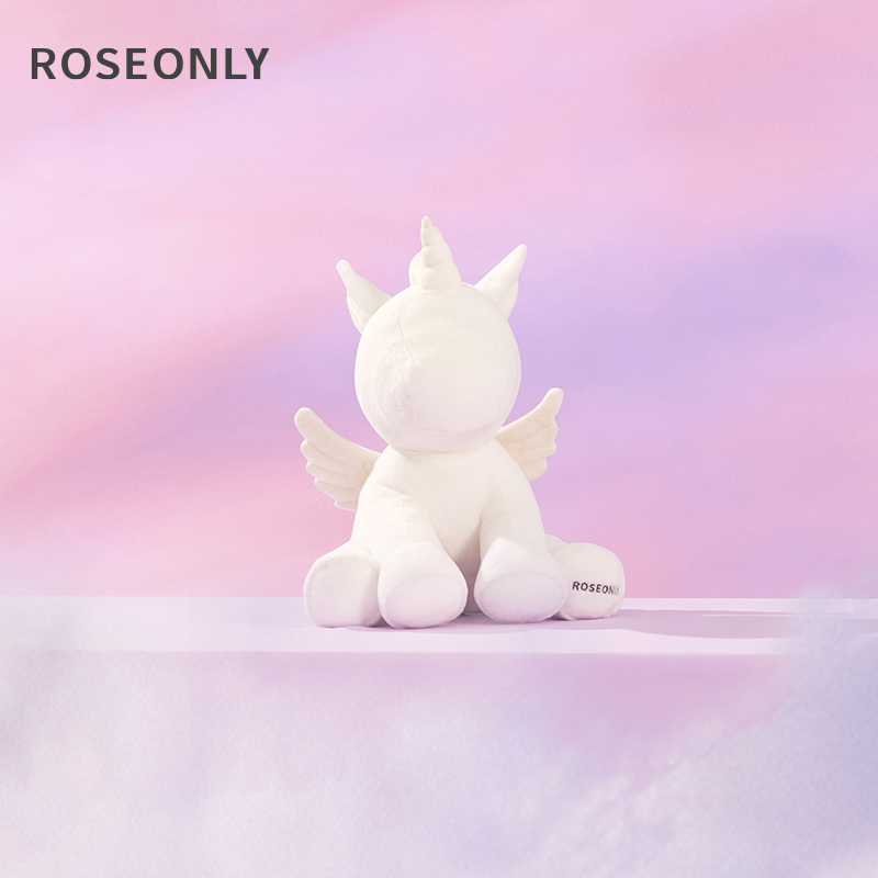 ROSEONLY独角兽毛绒公仔
