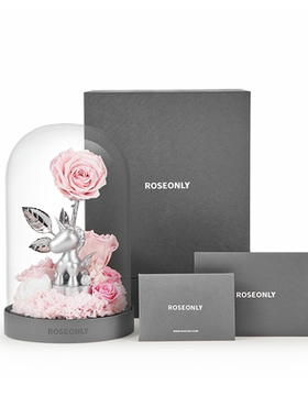 ROSEONLY水晶之恋永生花