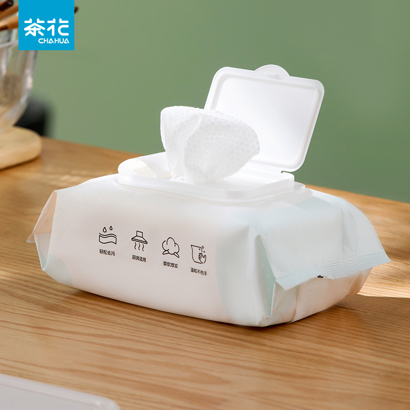 茶花湿巾抹布一次性懒人抹布