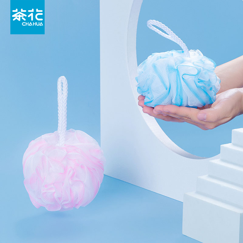 茶花家用沐浴球泡澡超柔软