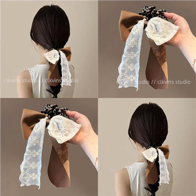 落日蝴蝶结发饰2024新款公主